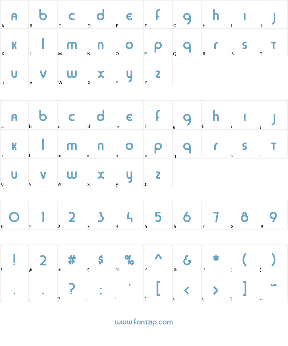 Sans Sara Font Character